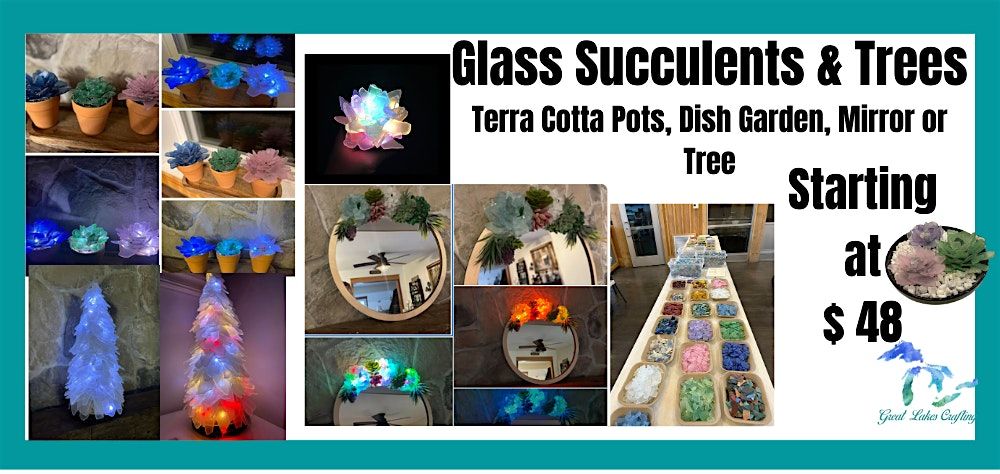 Bay City Glass Succulents or Tree Workshop fundraiser for Busy Bees (MCEO)