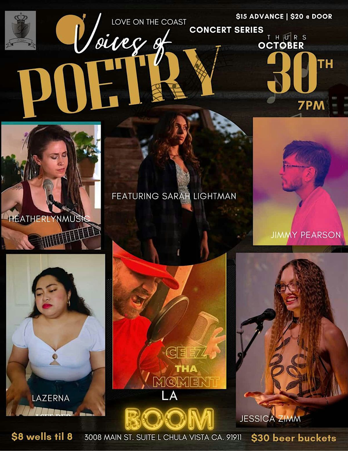 VOICES of POETRY love on the coast