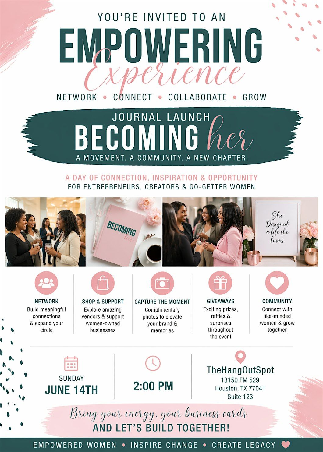 Becoming HER: Journal Launch \u2014 An Empowering Experience \u2728