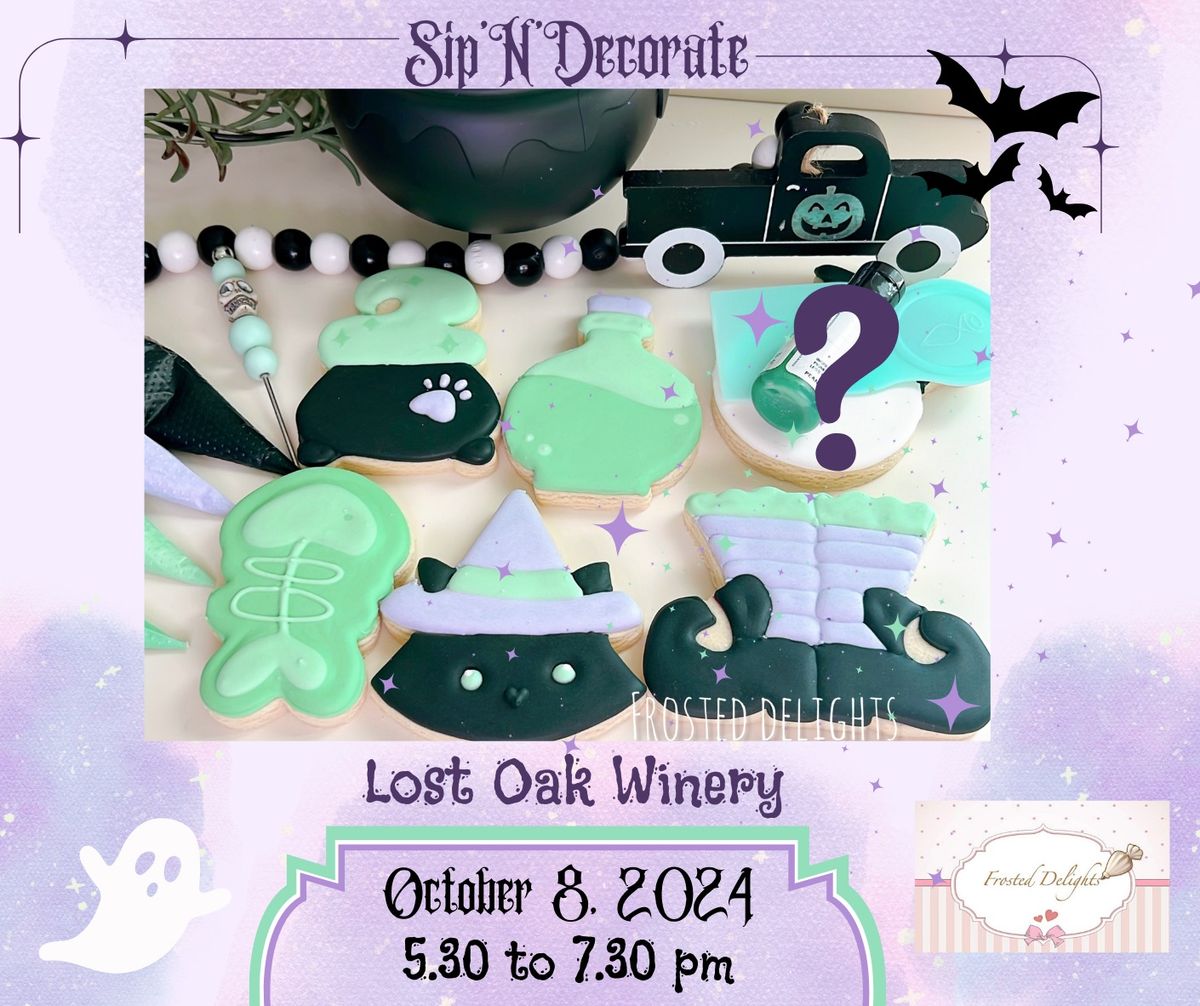 Sip\u2019N\u2019decorate  Cookie Class