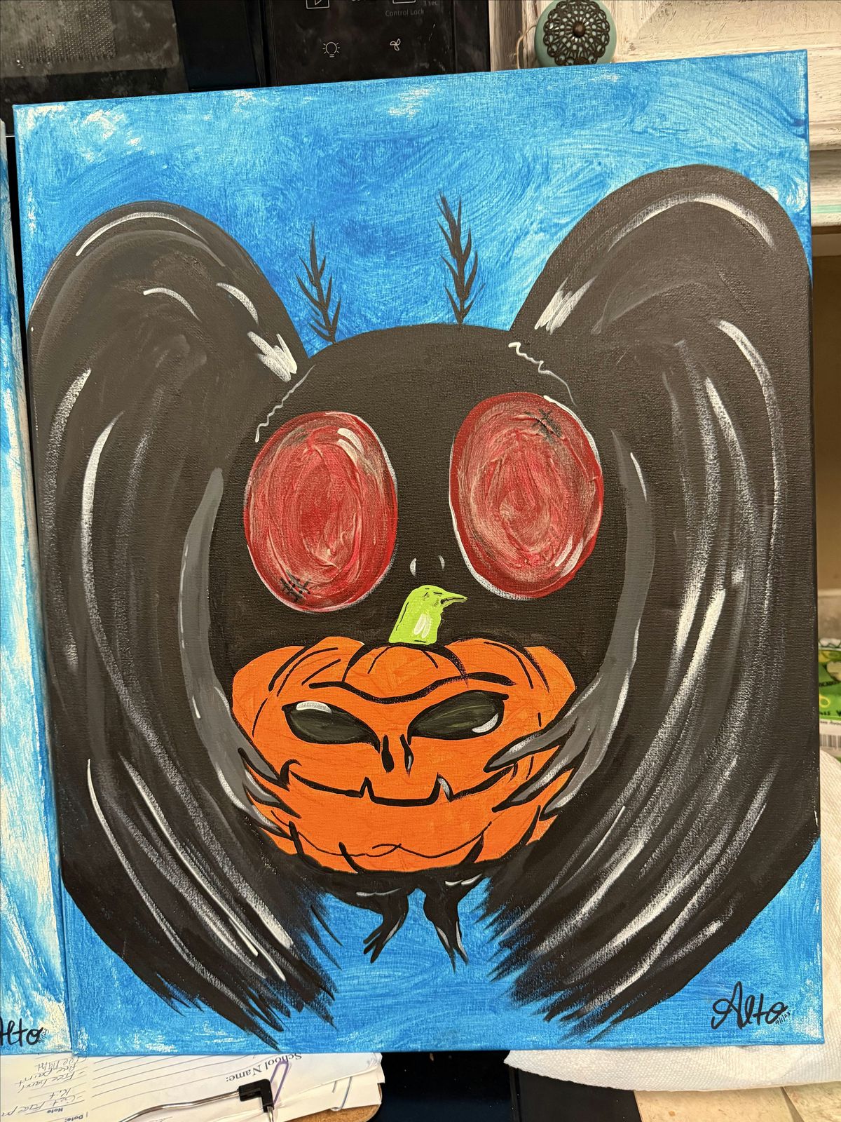 Halloween Painters choice at The Bucket