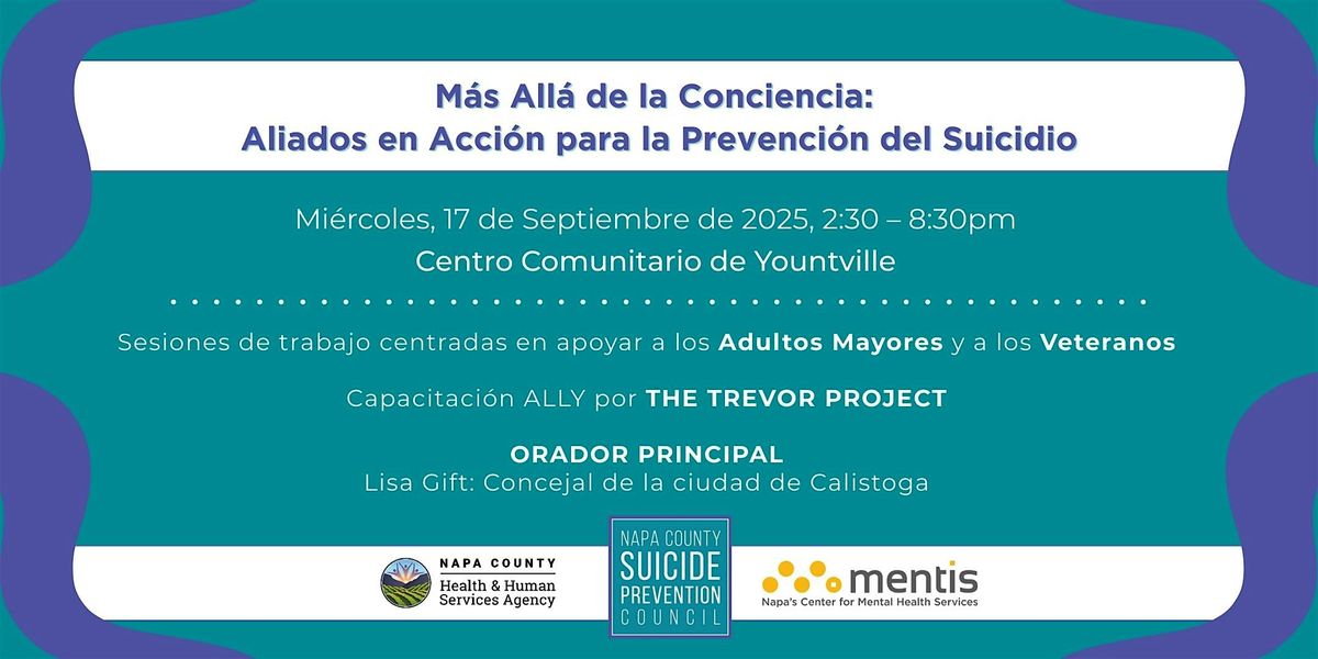 M\u00e1s All\u00e1 de la Conciencia Aliados en Acci\u00f3n para la Prevenci\u00f3n del Suicidio