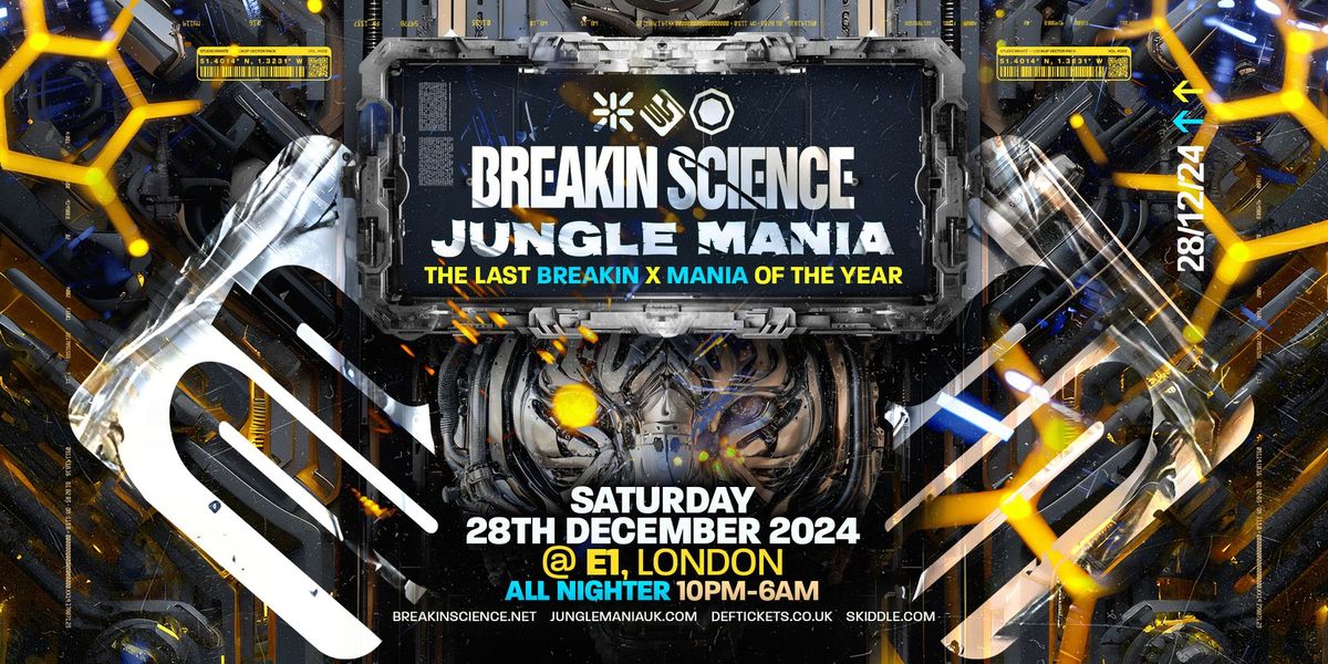 Breakin Science x Jungle Mania x DNB Shack All Night