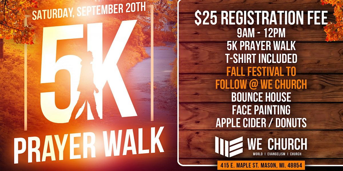5K Prayer Walk & Fall Festival