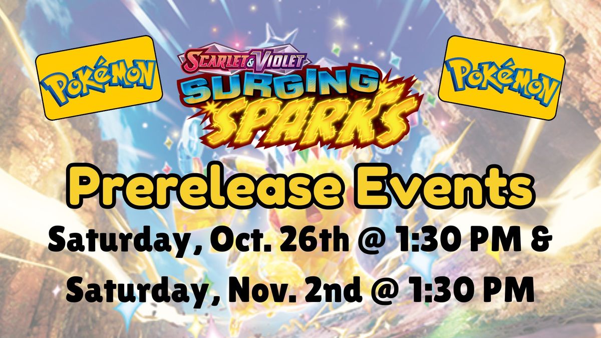 Pokemon Surging Sparks Prerelease Event