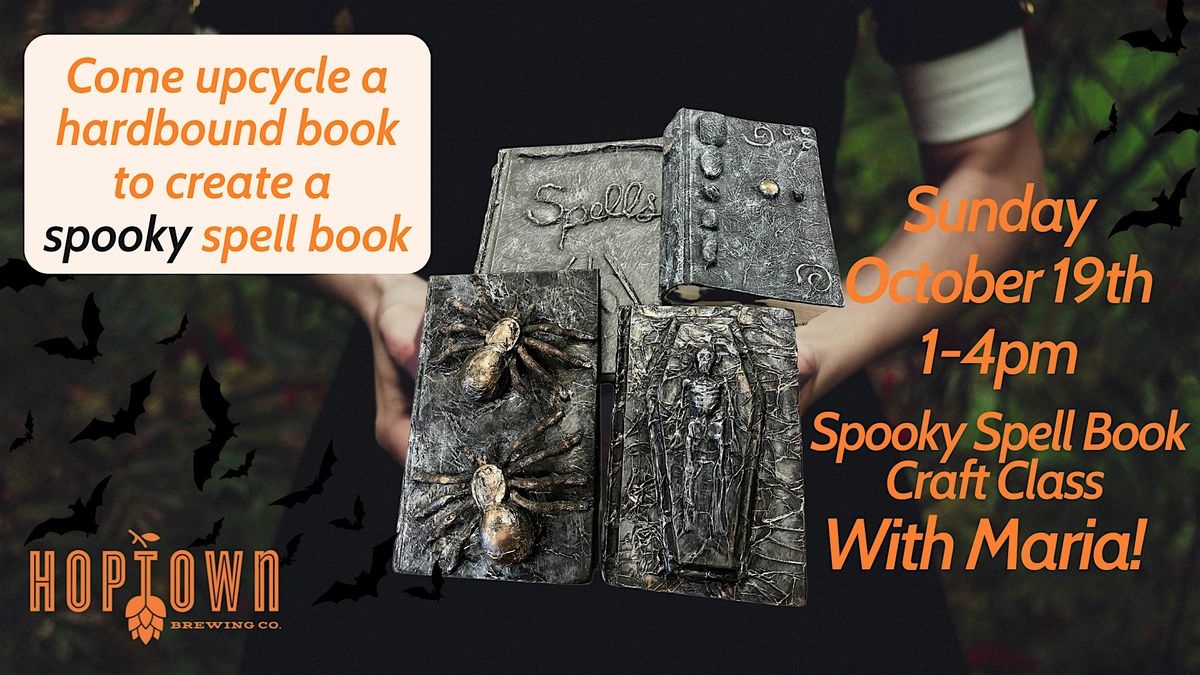 Spooky Spell Book Craft Class with Maria