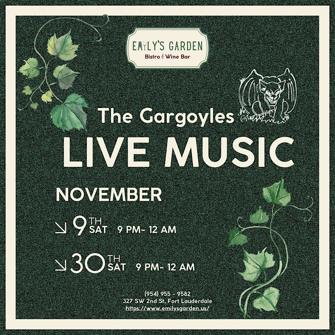 Live Music at Emily's Garden - The Gargoyles