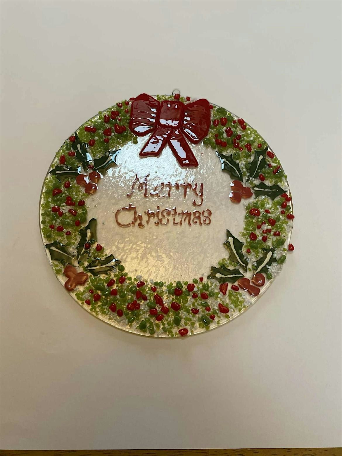 Fused Glass Wreath