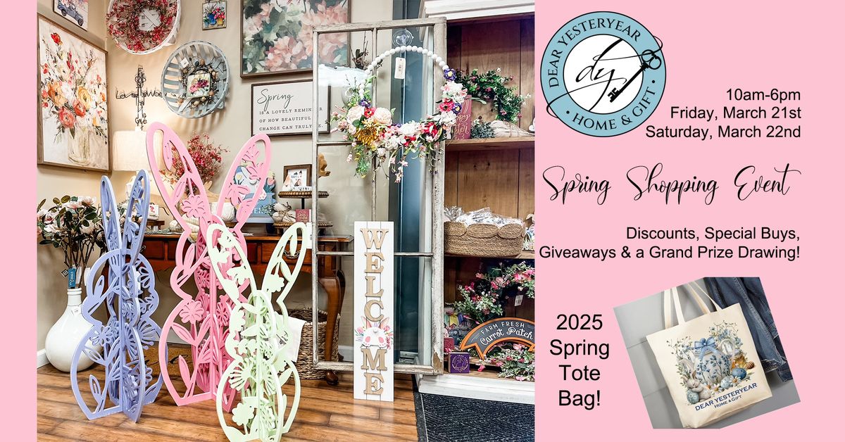 Spring Shopping Event