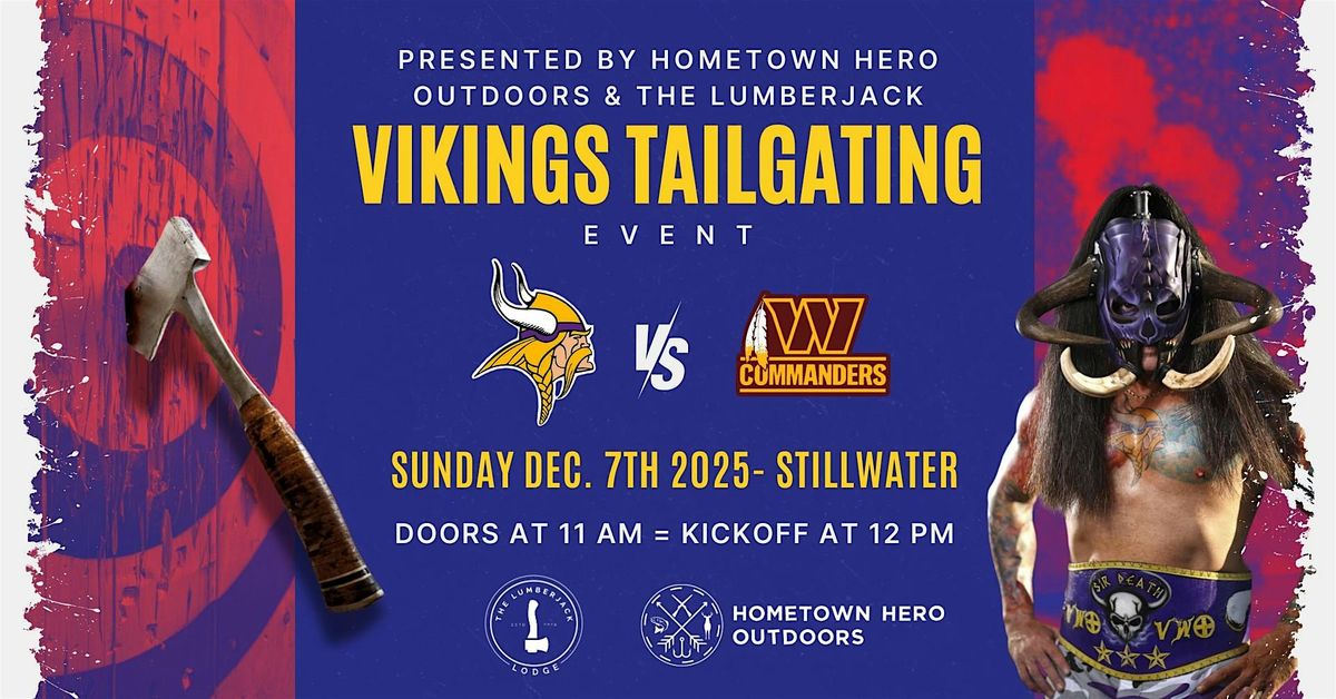 Tailgating for a Cause - Vikings vs. Commanders Tailgate