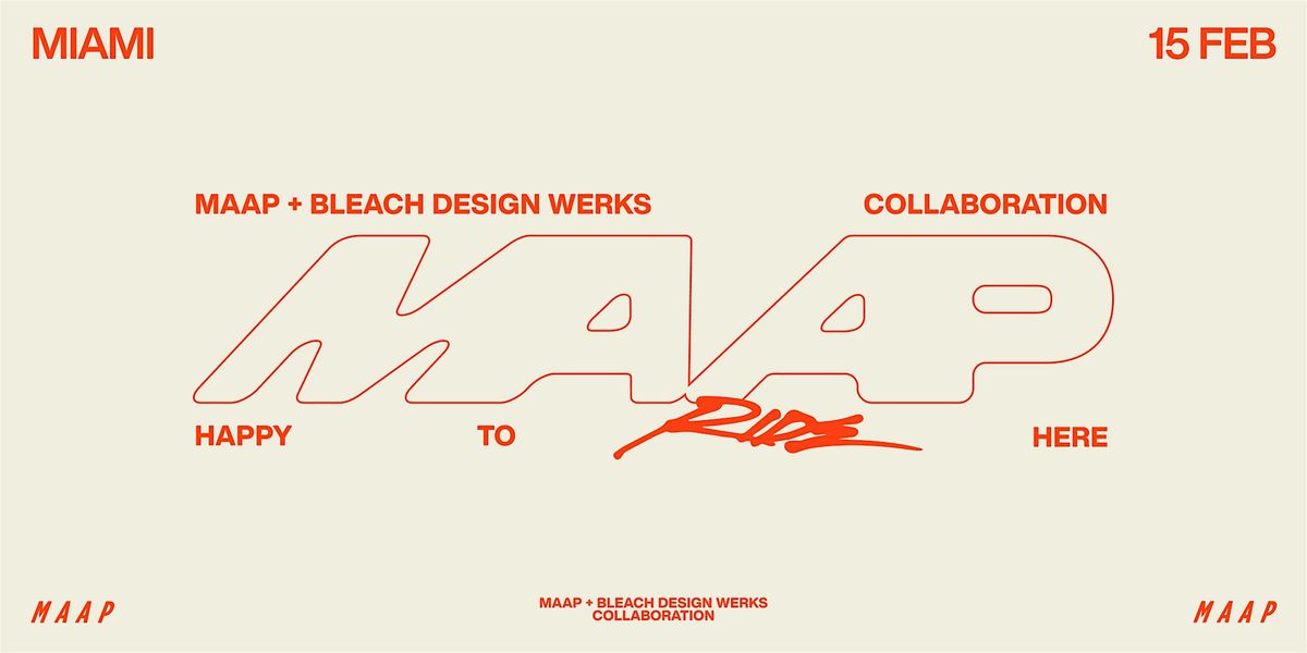 LA BYCI: MAAP X Bleach Design Werks  >>> HAPPY TO RIDE HERE: MIAMI