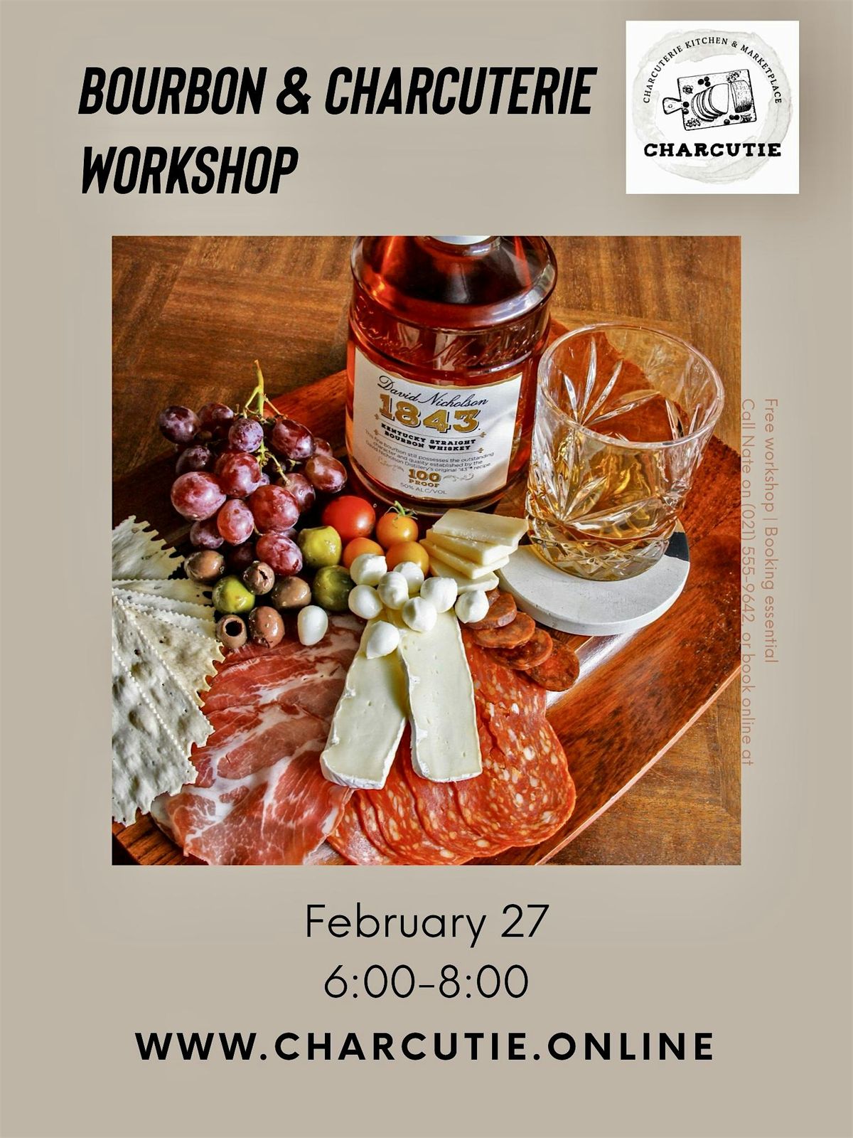 Bourbon and Charcuterie Pairing Experience