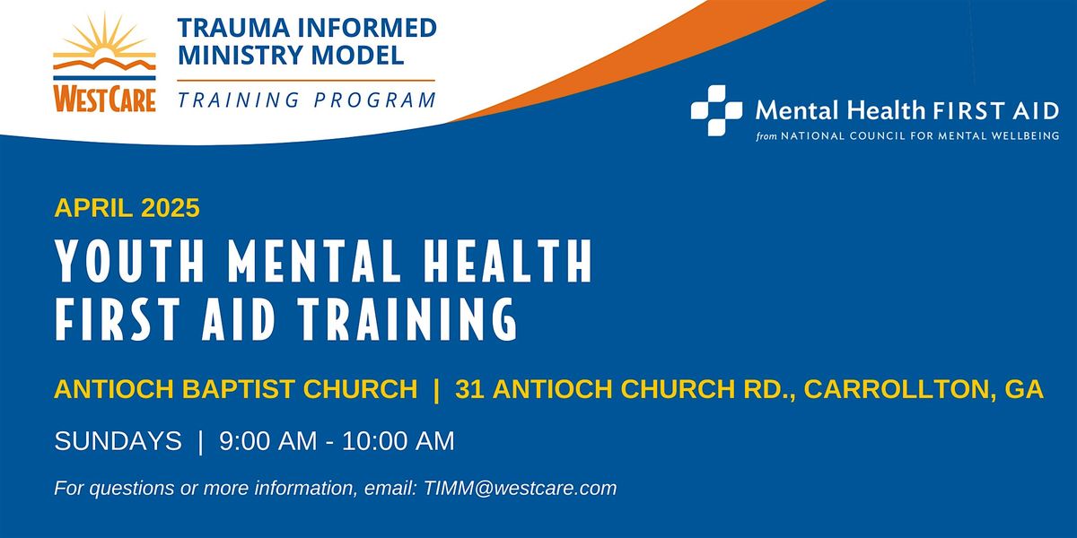 Mental health awareness training: Antioch Baptist Church