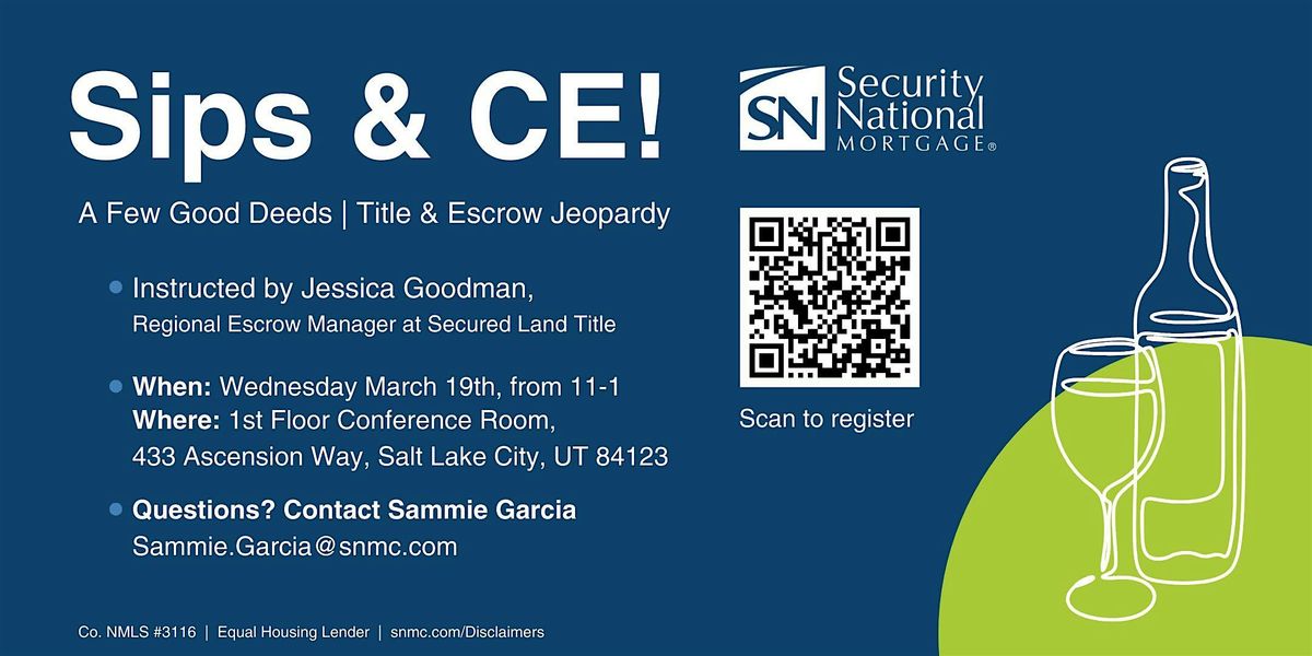 A Few Good Deeds and Title & Escrow Jeopardy - Realtor CE