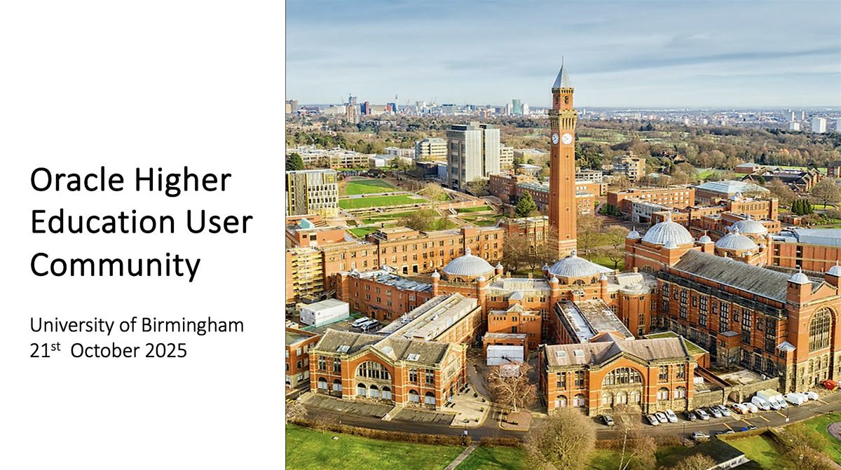 Oracle Higher Education User Community
