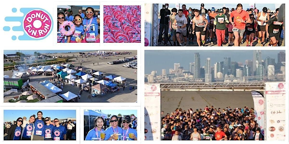 The Finish Line Festival following the Donut Fun Run 5k