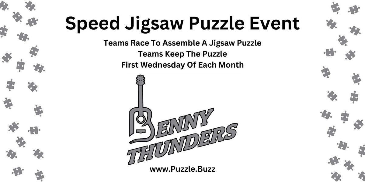 Speed Puzzling at Benny Thunders in Houston, TX