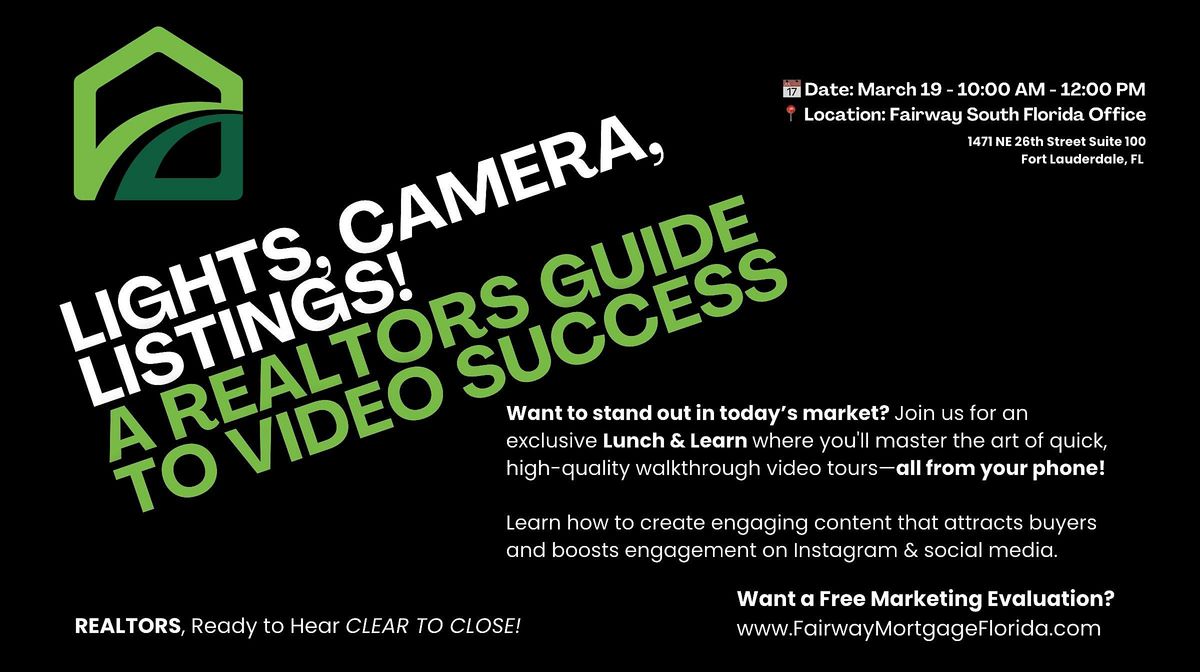 Lights, Camera, Listings! A Realtor\u2019s Guide to Video Success