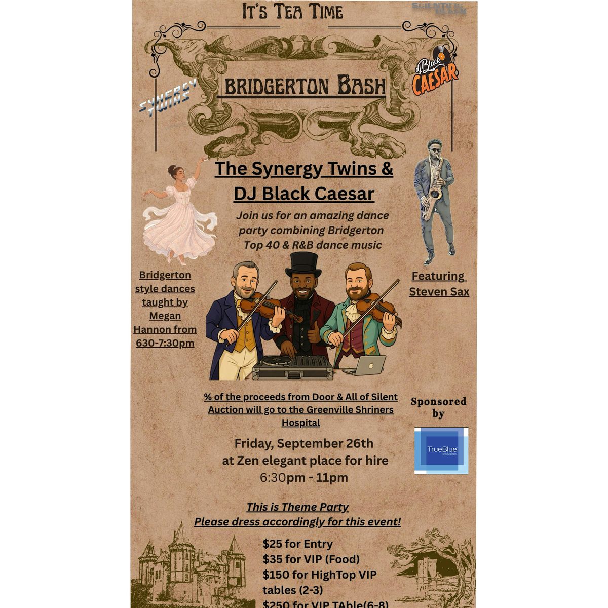 GVL Bridgerton Bash Ft.  The Synergy Twins & DJ Black Caesar ft Steven Sax