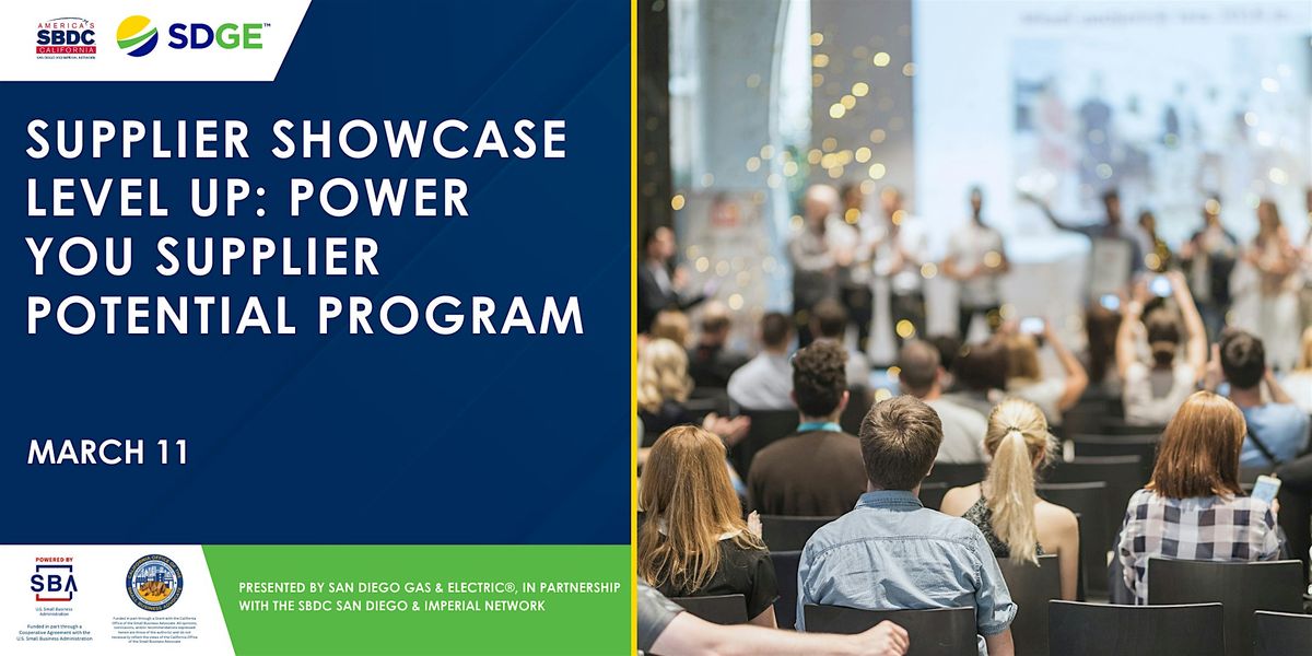 Supplier Showcase - Level Up: Power You Supplier Potential Program