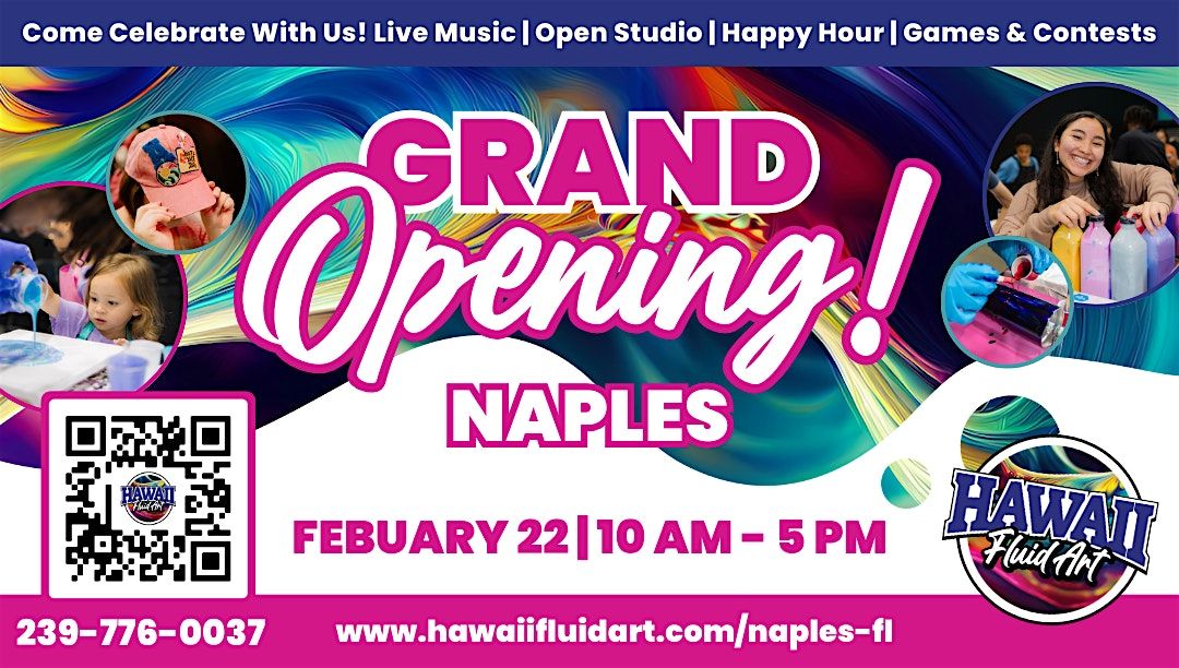 Hawaii Fluid Art Naples Grand Opening