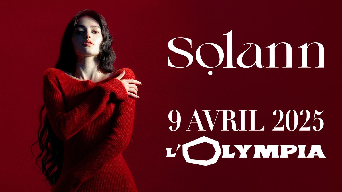 SOLANN en concert \u00e0 l'Olympia