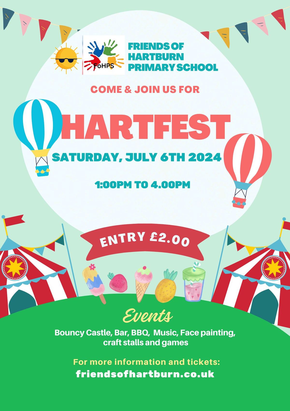 Hartfest 2024, Hartburn Primary School, Stocktonontees, 6 July 2024