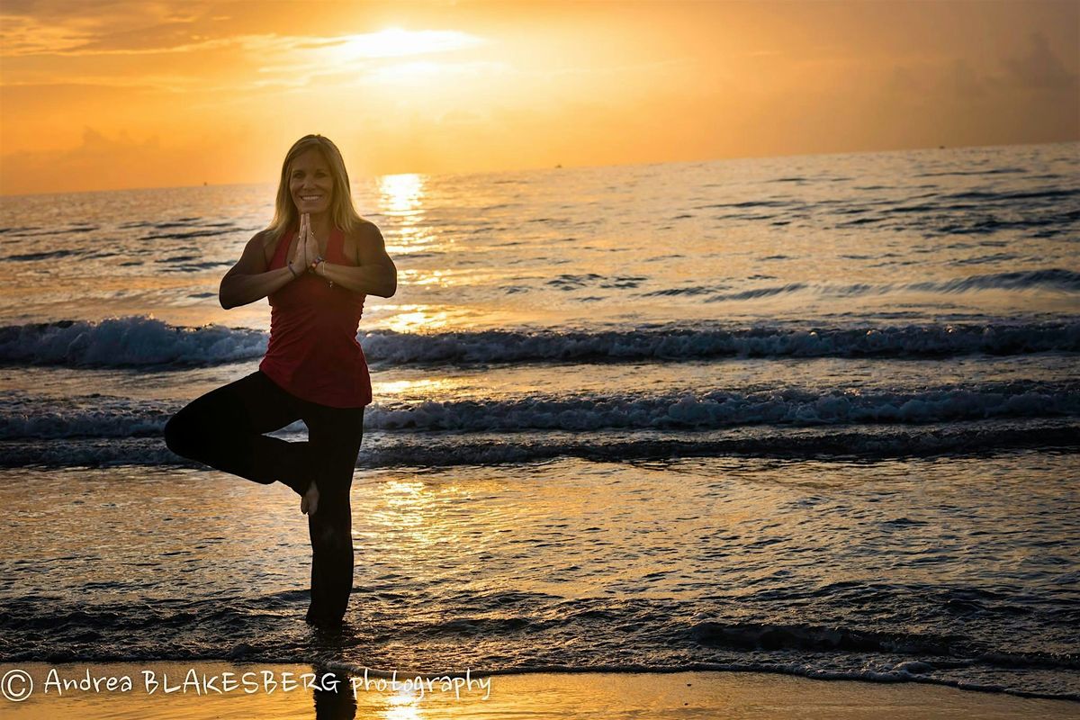 Sunrise Yoga and Energy Rx (on the Beach). EVERY WEDNESDAY
