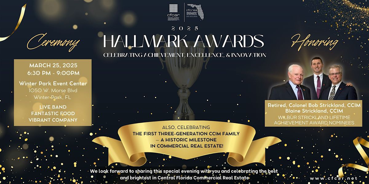 2025 Hallmark Awards Ceremony-March 25, 2025, Winter Park Events Center ...