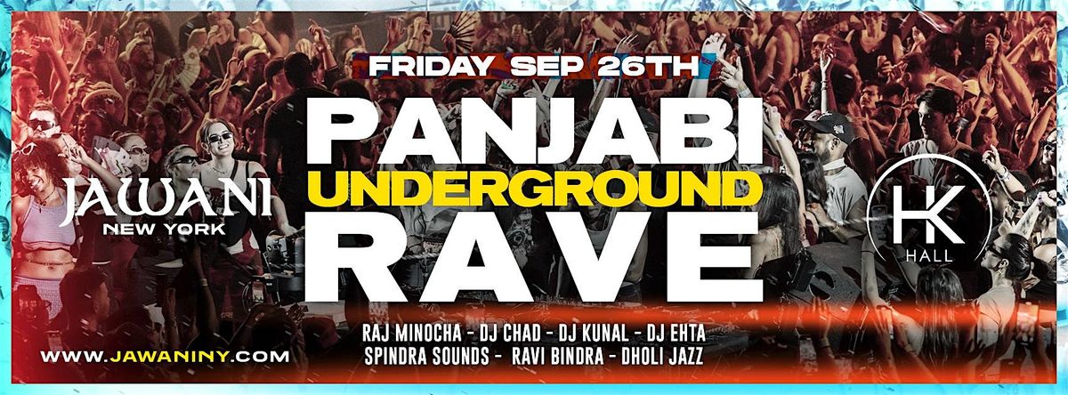 Jawani Night NYC  - Panjabi Boiler Room Rave (Ladies Free)