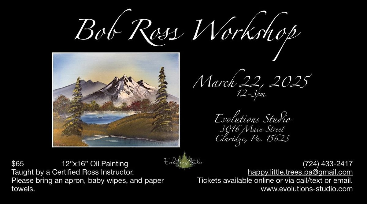 Autumn Mountain - March 22, 2025 - Bob Ross Workshop