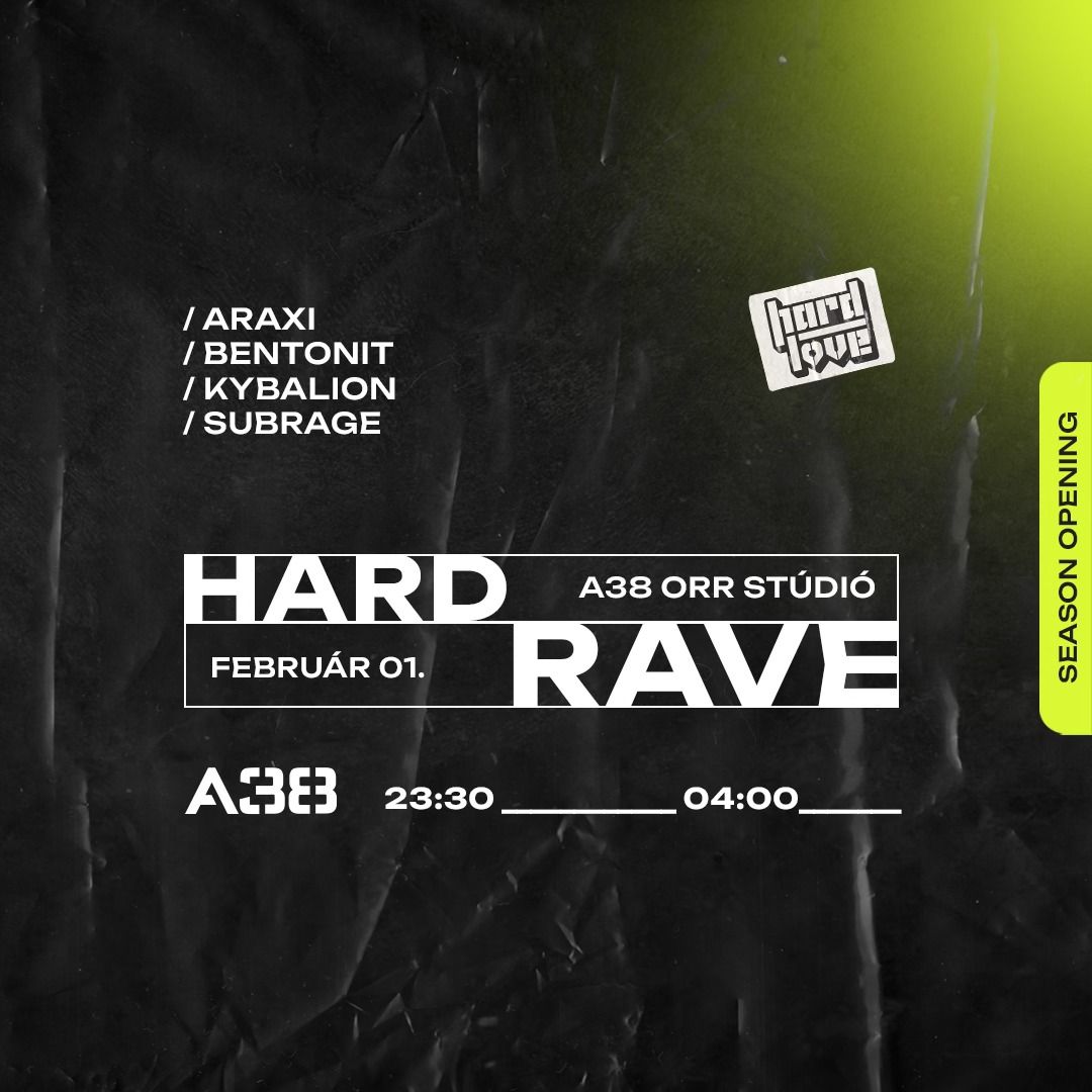 HARD RAVE 04 - SEASON OPENING - @A38 - FEBRU\u00c1R 1