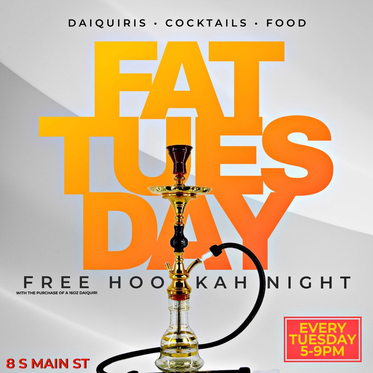 Free Hookah Tuesday 