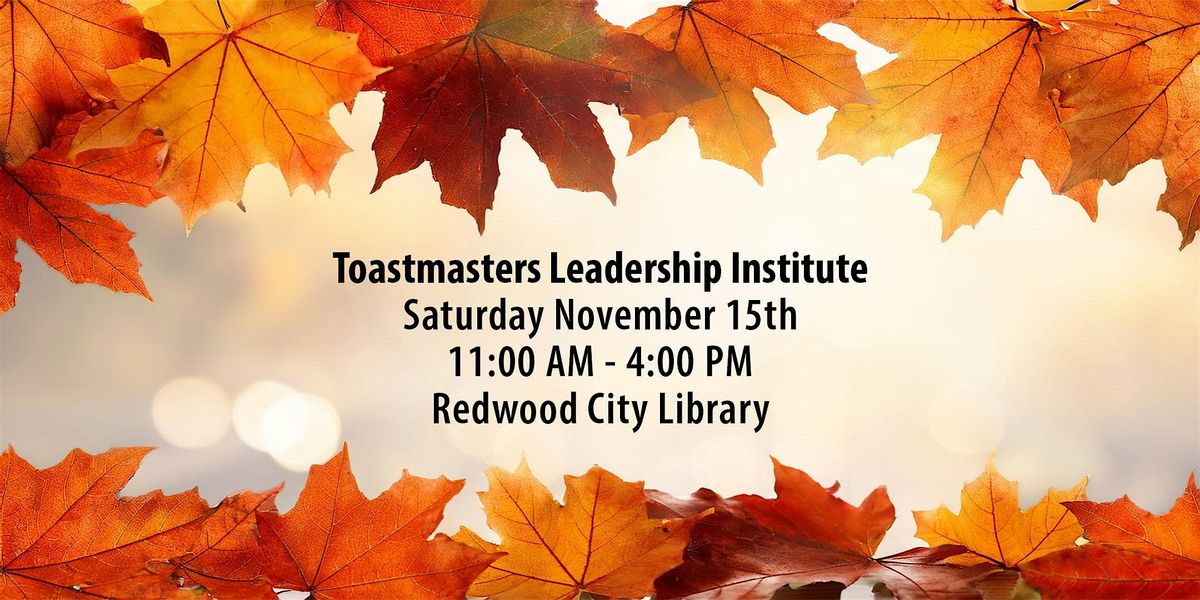 Toastmasters Leadership Institute
