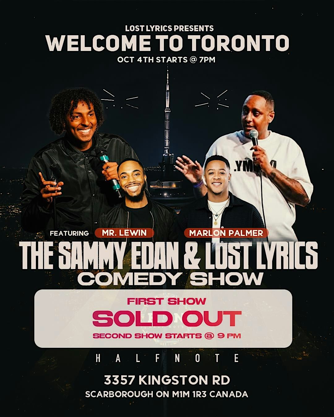 The Sammy Edan & Lost Lyrics Comedy Show (Second Show)