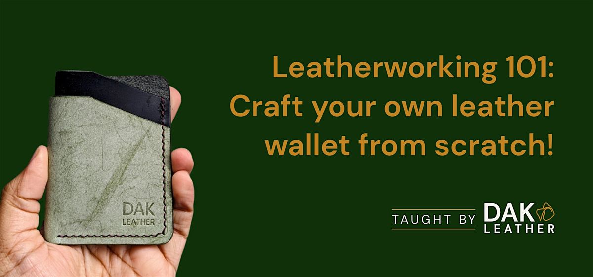 Leatherworking 101: Craft your own leather wallet from scratch!