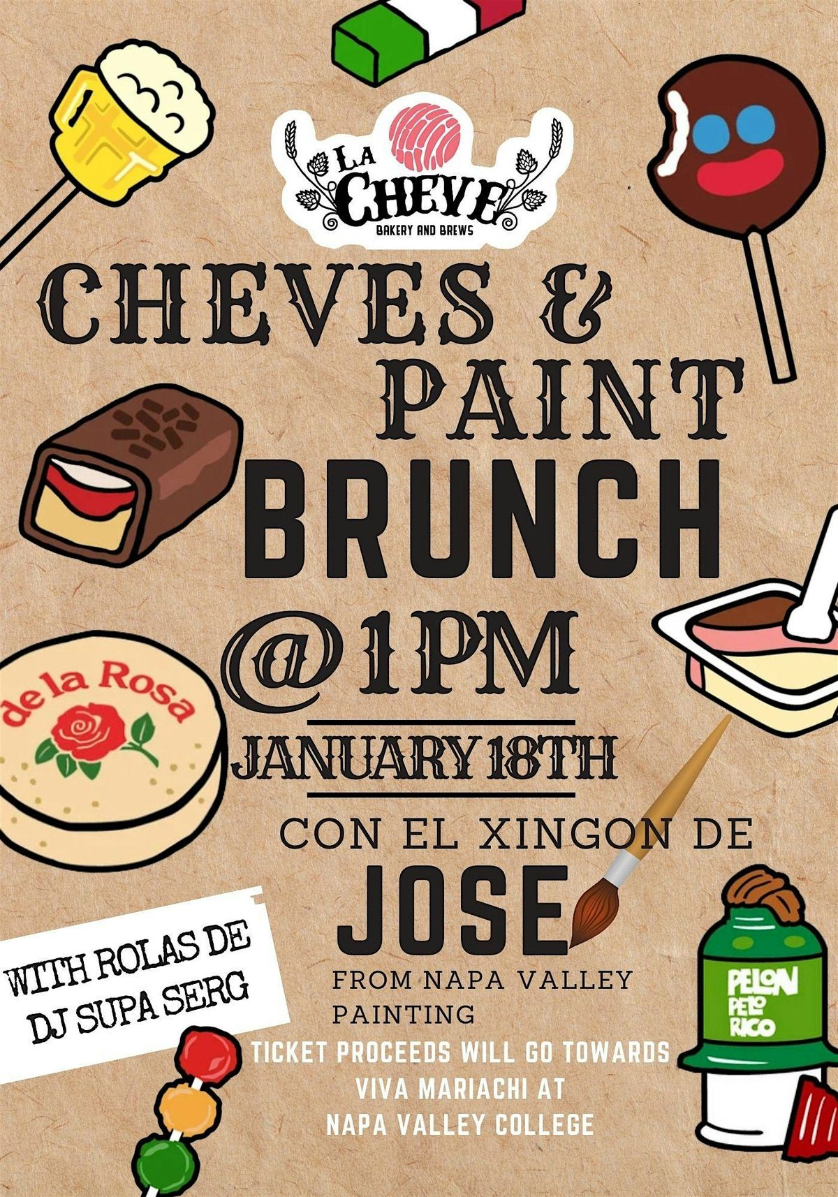 Cheves & Paint Brunch: Donation para la comunidad