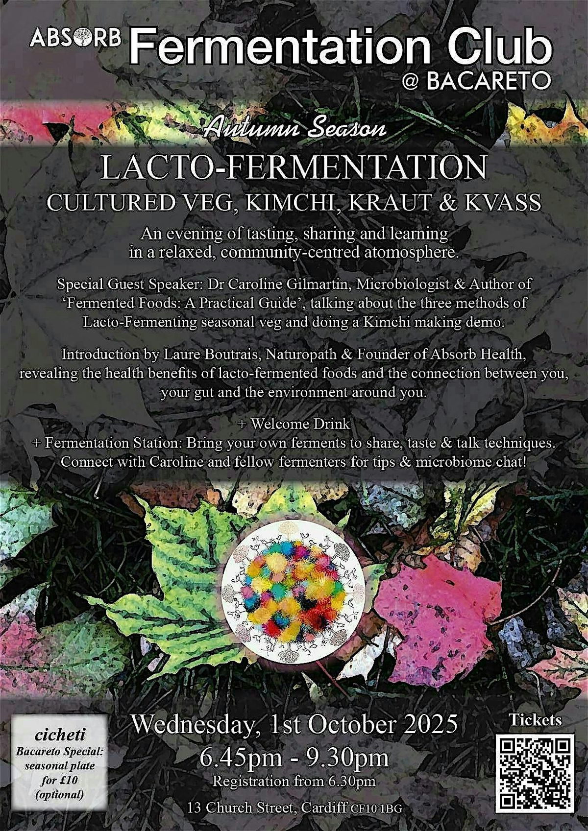 The Fermentation Club at Bacareto - Cultured Veg: Kimchi, Kraut and Kvass