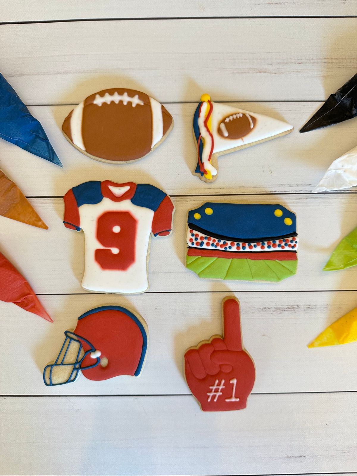 Football (pick your team colors) cookie decorating class