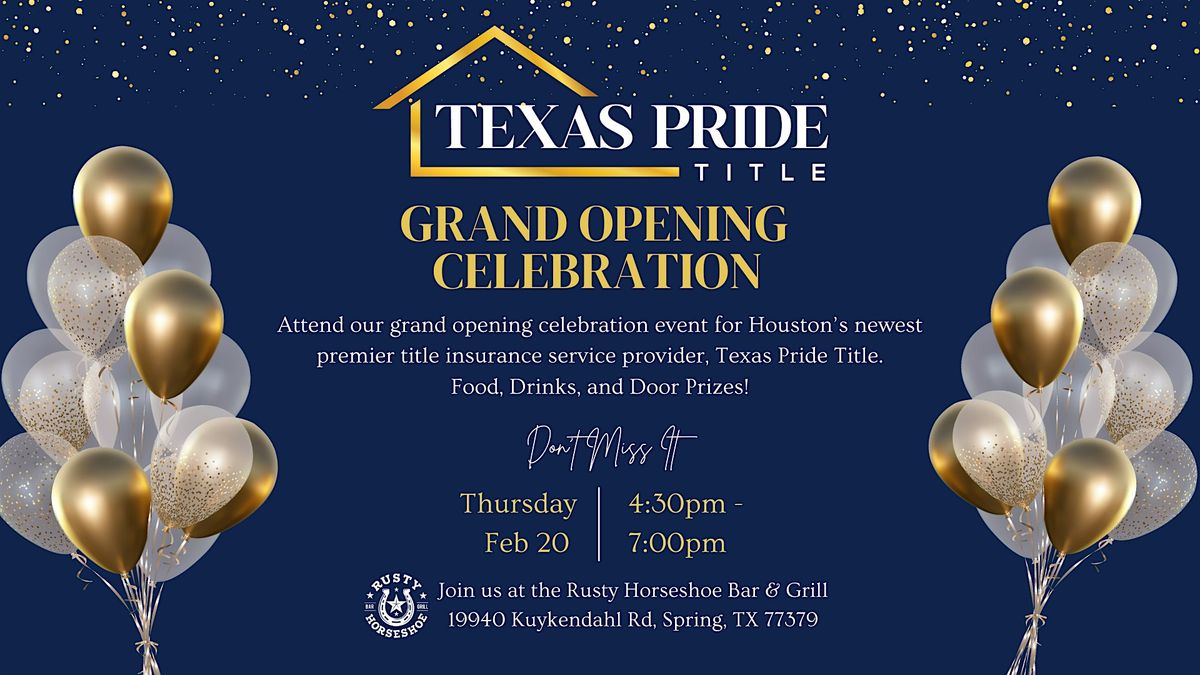 Texas Pride Title Grand Opening Celebration