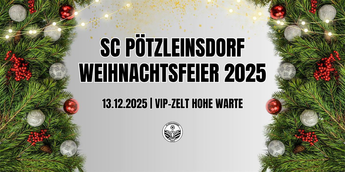SC P\u00f6tzleinsdorf Weihnachtsfeier 2025