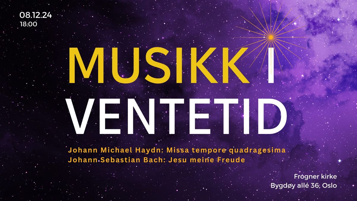 Adventskonsert "Musikk i ventetid"