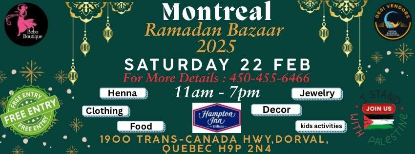 Montreal Ramadan Bazaar 2025