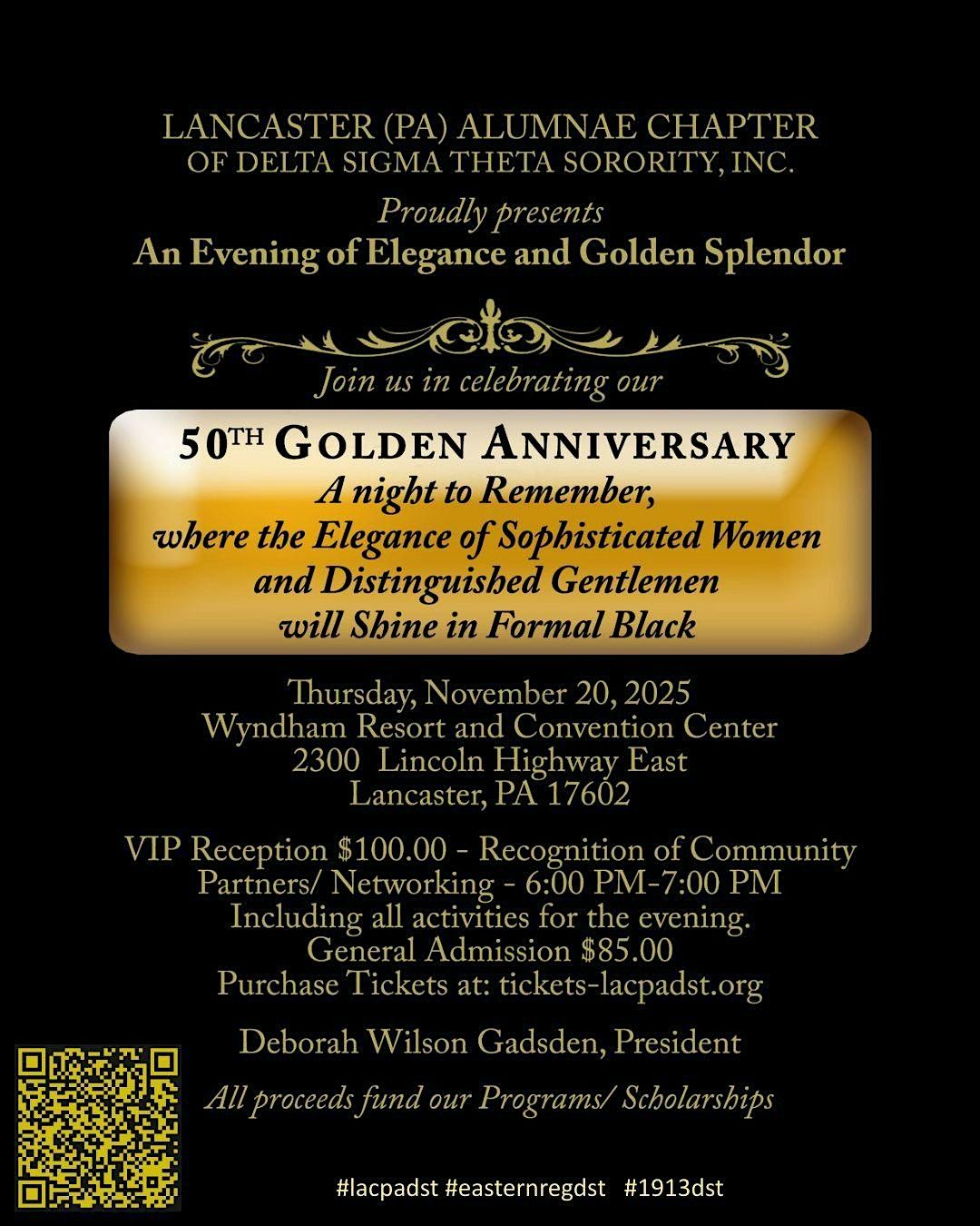 LANCASTER  (PA) DELTA SIGMA THETA SORORITY, INC 50TH ANNIVERSARY