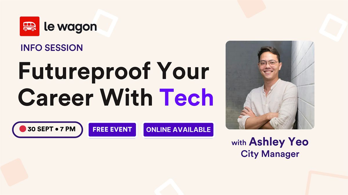 Info Session: Futureproof Your Career With Tech