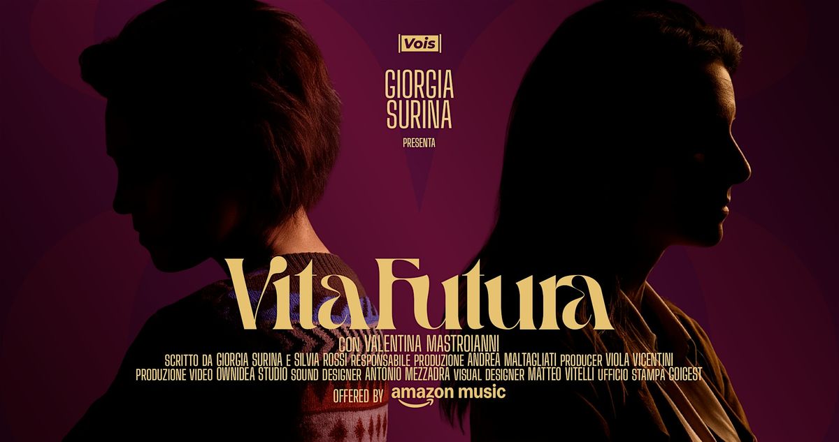Vita Futura con Giorgia Surina \u2013 Finale di Stagione al Cinema