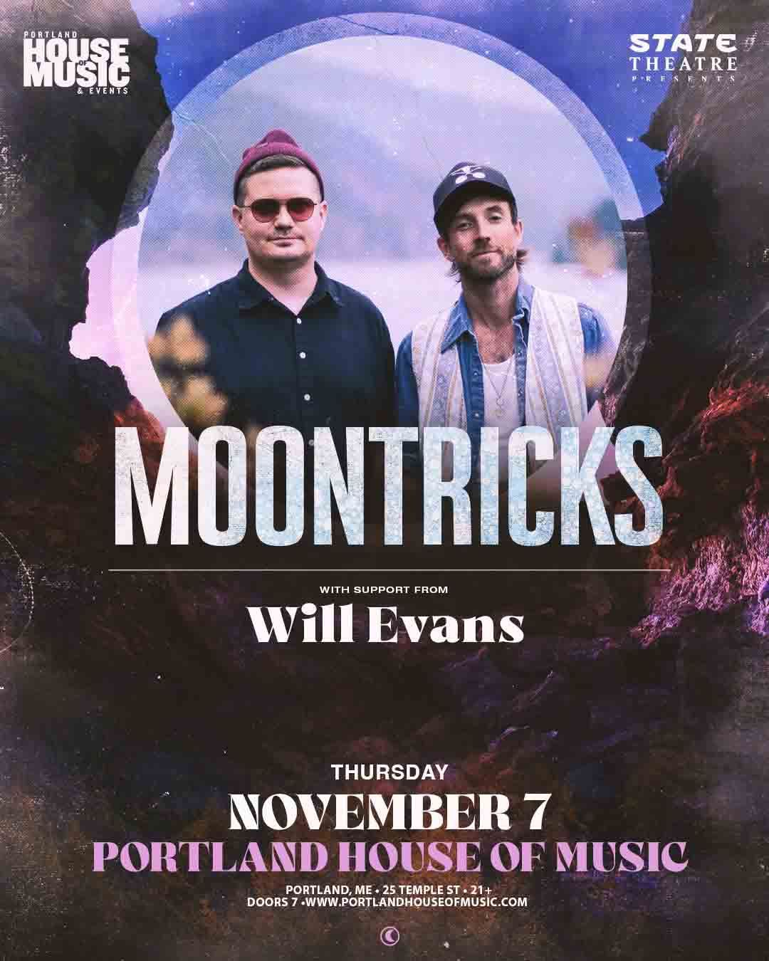 State Theatre Presents MOONTRICKS  w. Will Evans