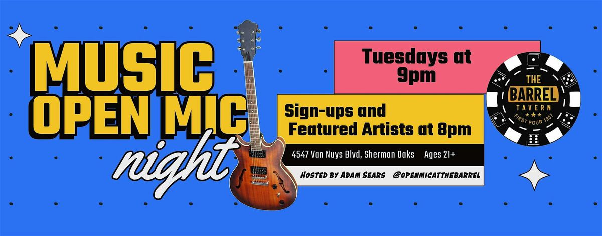 Music Open Mic at The Barrel