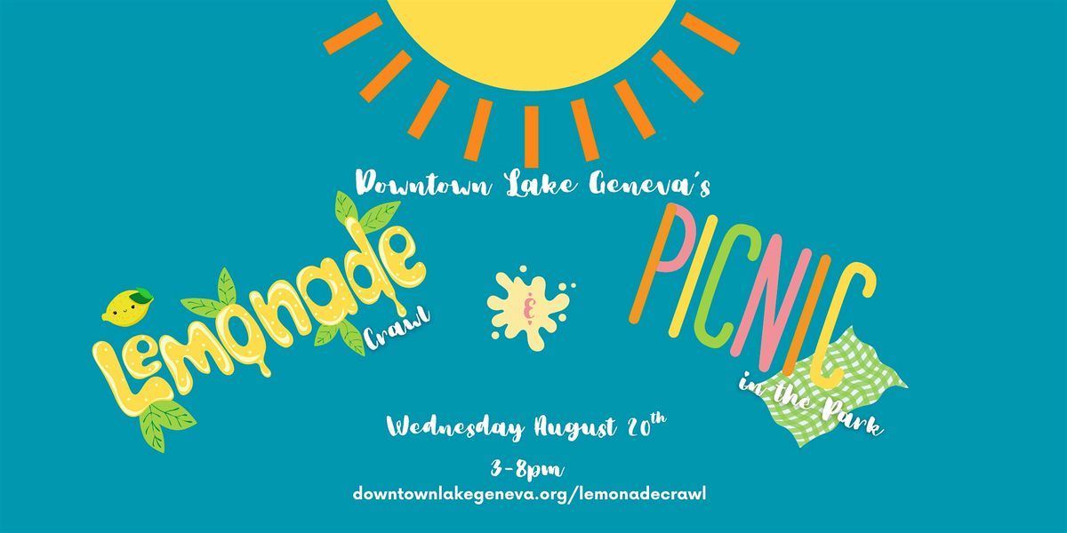 Downtown Lake Geneva's Lemonade Crawl & Picnic in the Park