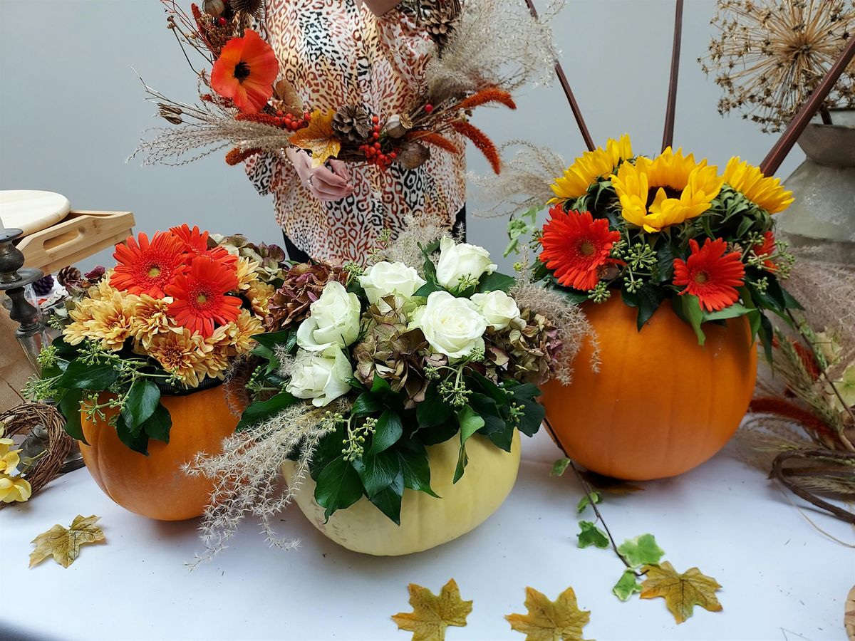 Flower Arranging in a Pumpkin with Afternoon Tea at Renishaw Hall